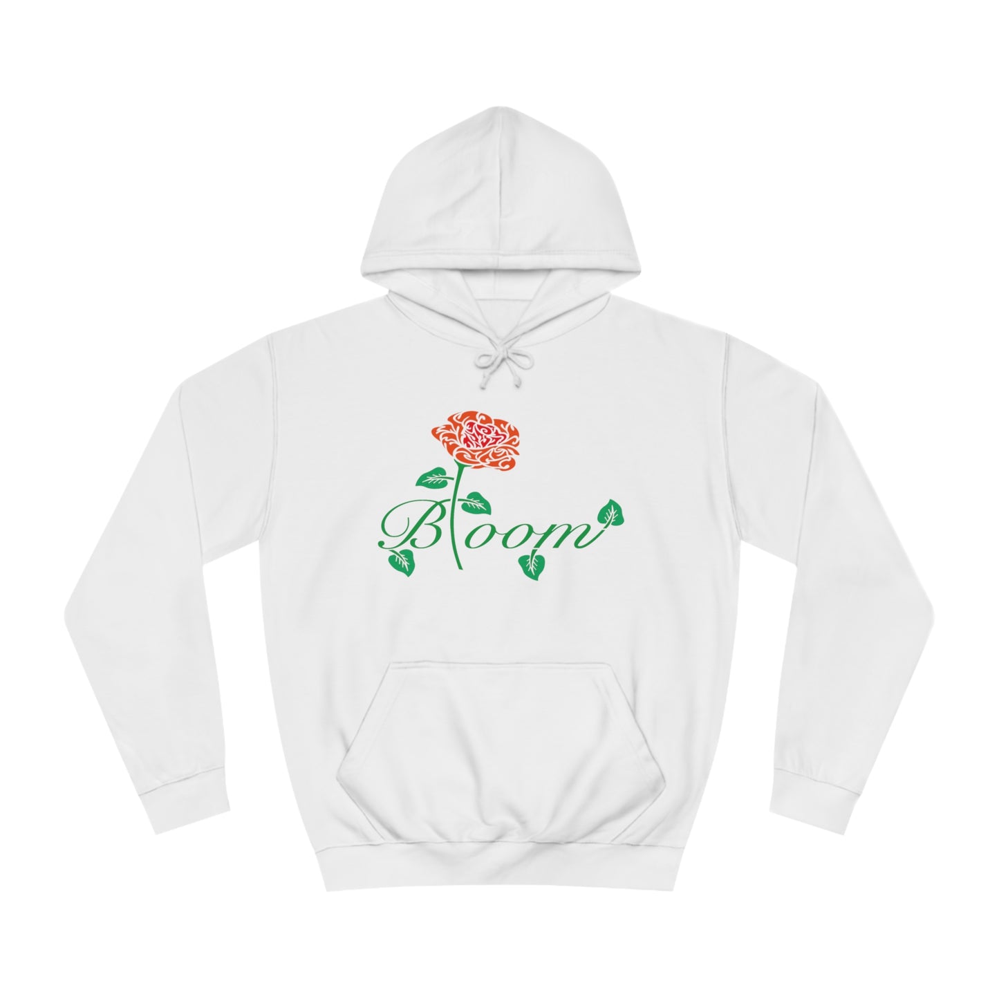 Bloom Unisex Hoodie White